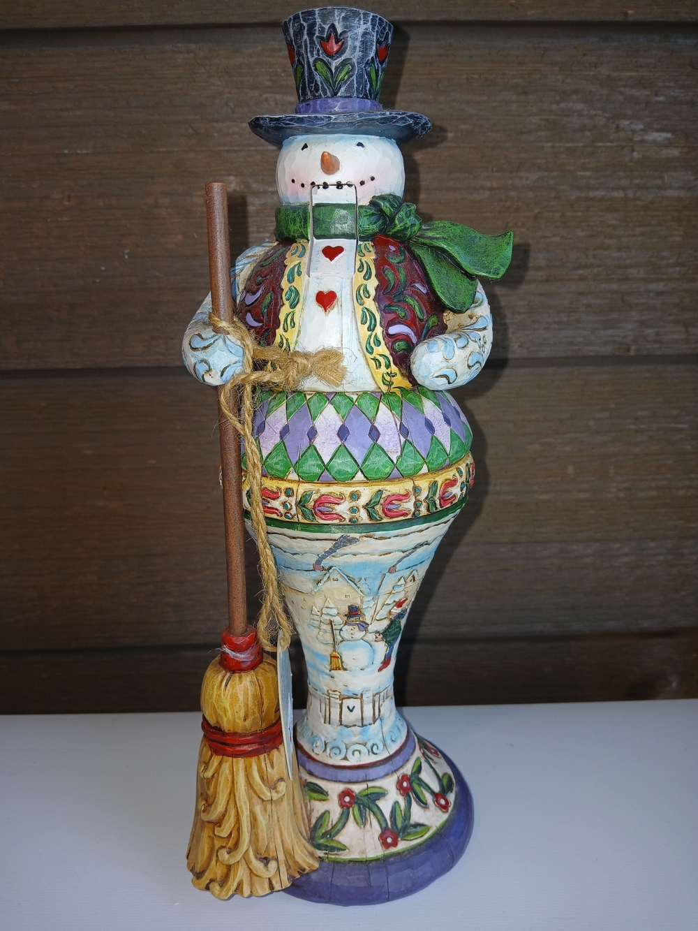 Jim Shore Snowman Nutcracker Collectible Figurine